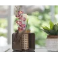 LATARNIA IRON-RATTAN 16x13x20 cm MIN 2